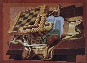 Juan Gris Siphon bottle and skep oil painting
